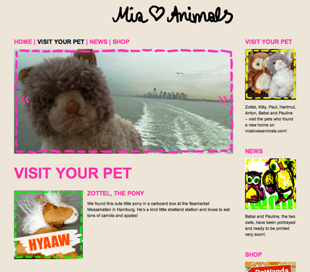 mia loves animals